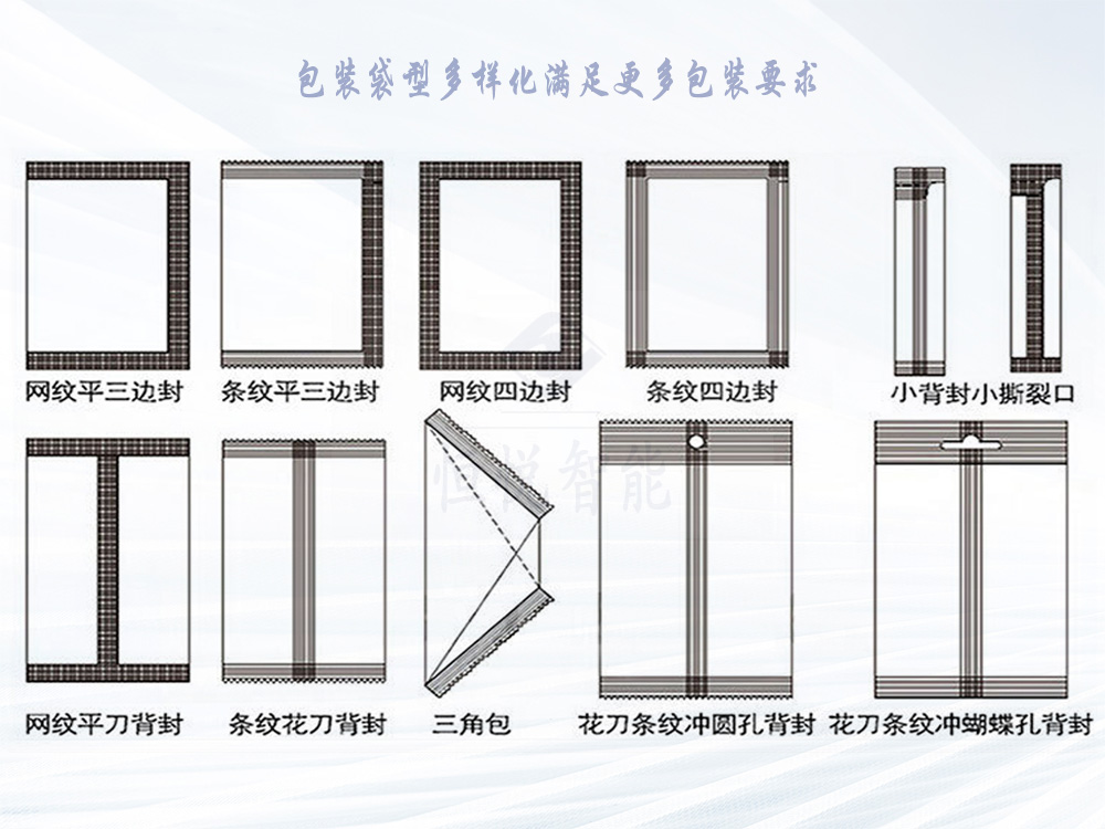 小袋粉劑包裝袋型